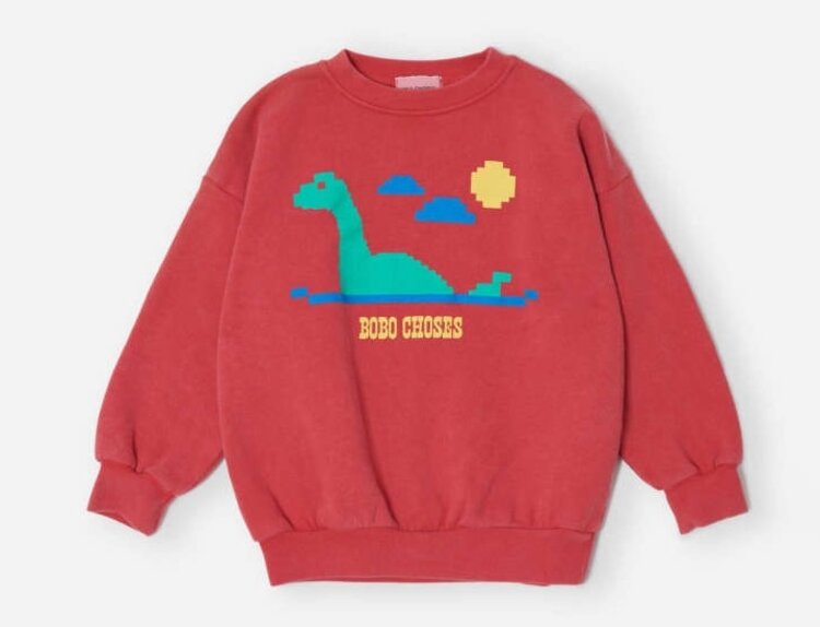 Bobo Choses Lake Monster sweatshirt - Red