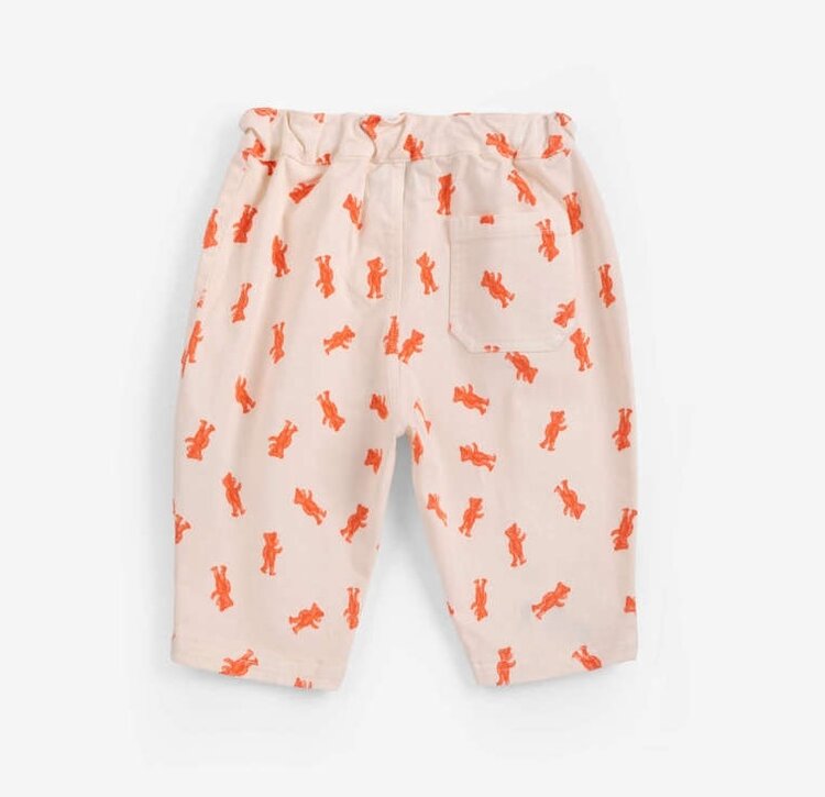 Bobo Choses Baby Softpaw Monster all over denim pants