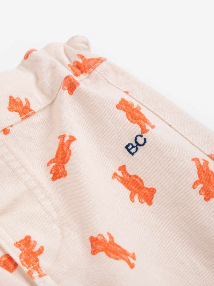 Bobo Choses Baby Softpaw Monster all over denim pants