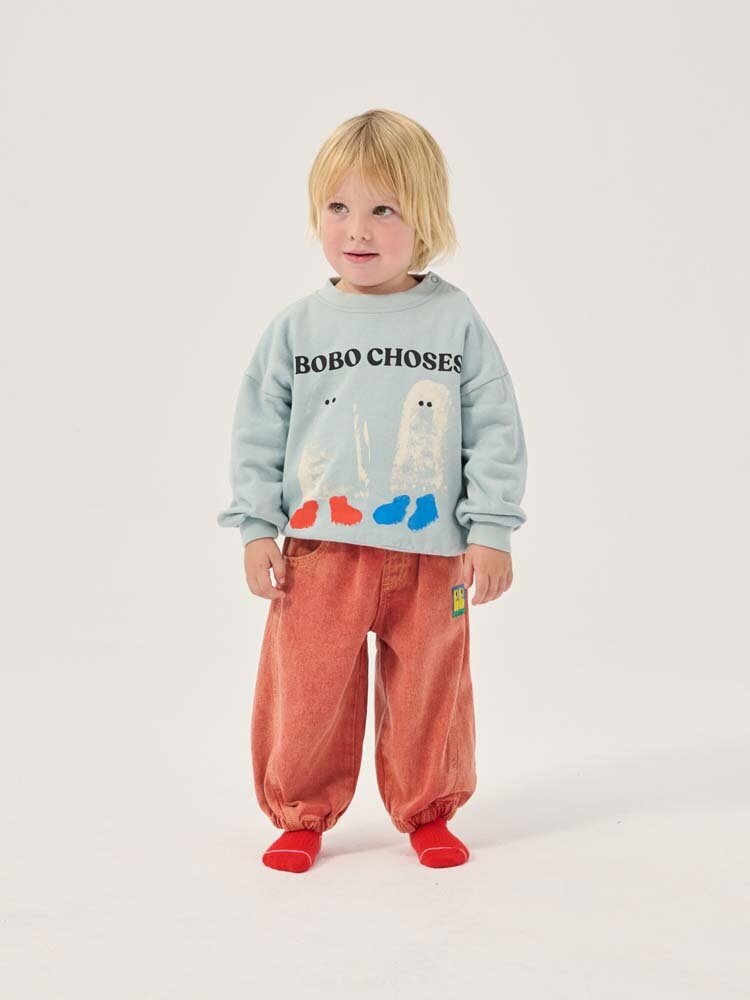 Bobo Choses Baby Booo Bo Choses Tag denim pants