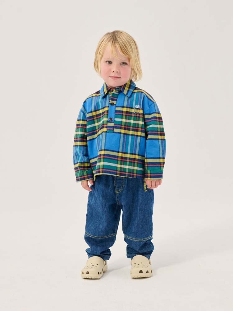 Bobo Choses Baby Taxi Saurus Tag denim pants