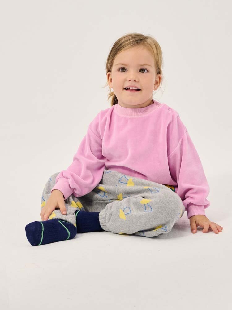 Bobo Choses Baby Booo Bo Choses Tag velvet sweatshirt