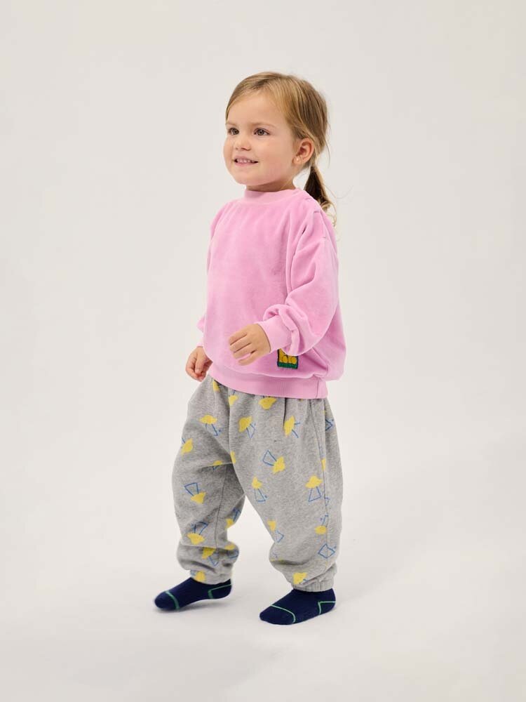 Bobo Choses Baby Booo Bo Choses Tag velvet sweatshirt