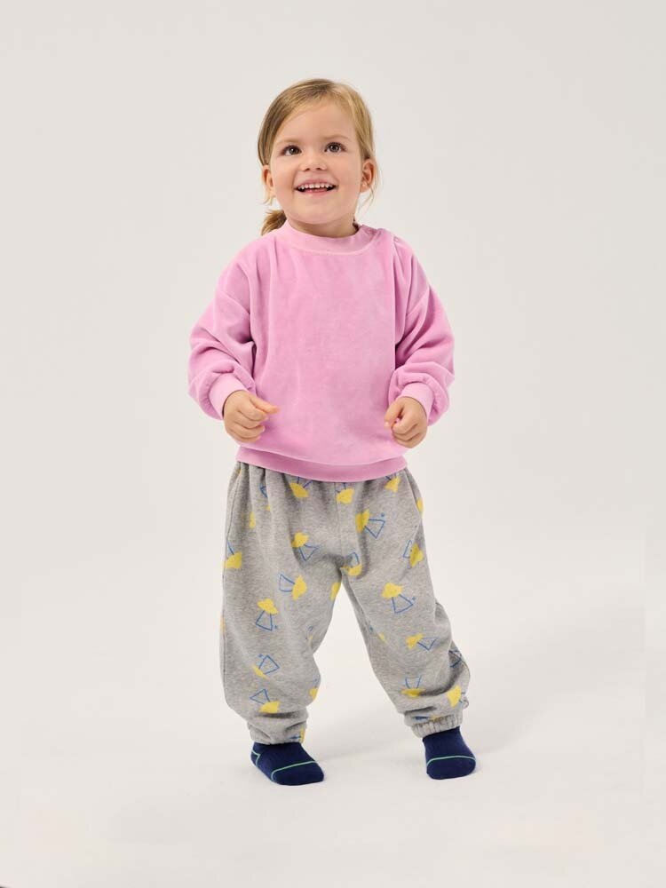 Bobo Choses Baby Booo Bo Choses Tag velvet sweatshirt