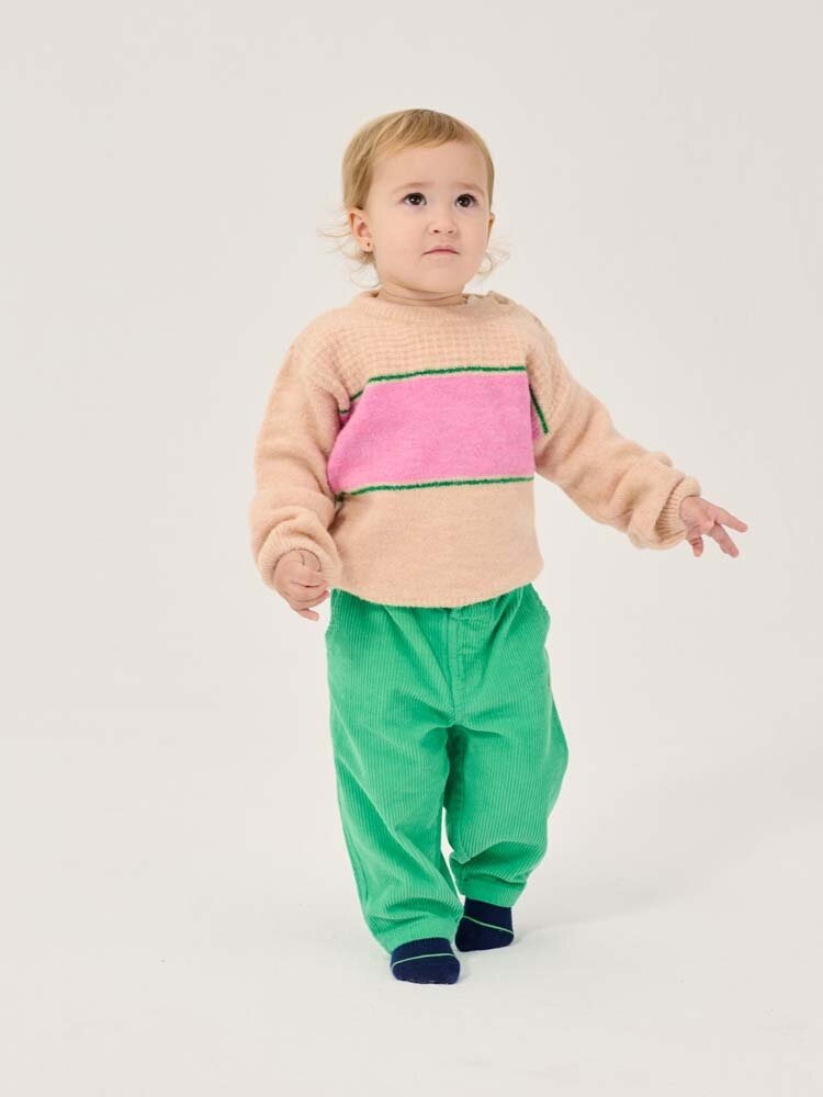 Bobo Choses Baby BC stripes jumper