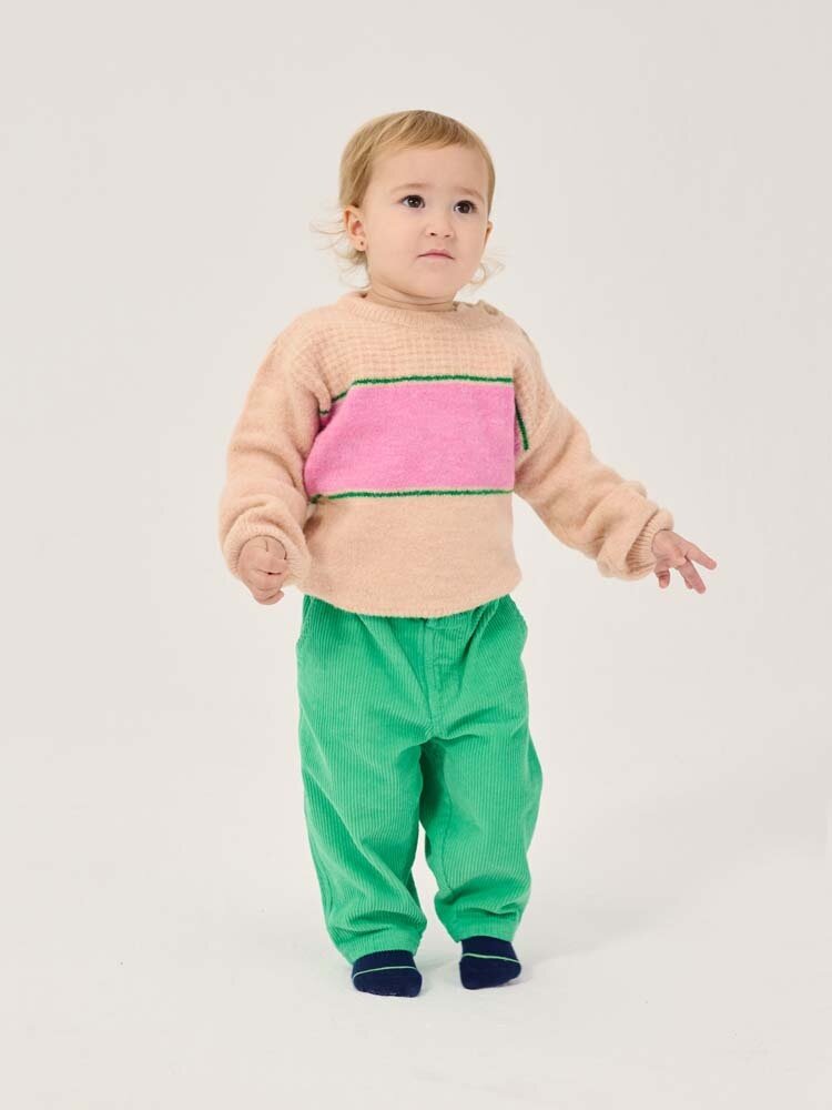 Bobo Choses Baby BC stripes jumper