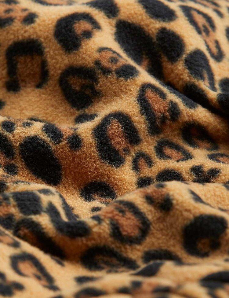 Mini Rodini Leopard fleece trousers
