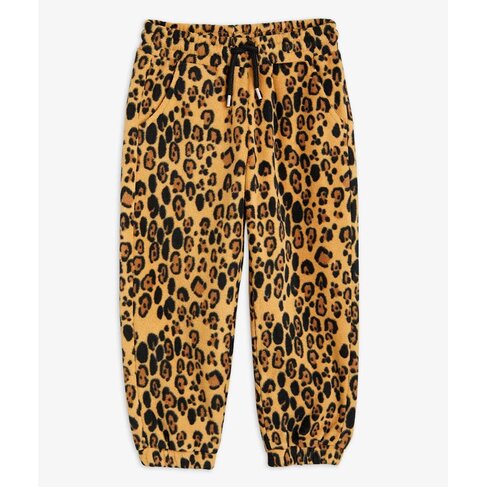 Mini Rodini Leopard fleece trousers