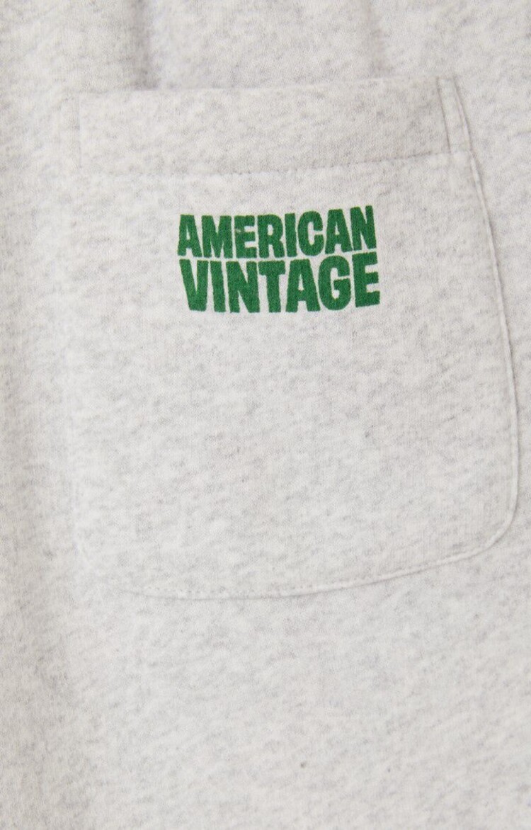 American Vintage BAPTOWN Joggings - Gris Chine