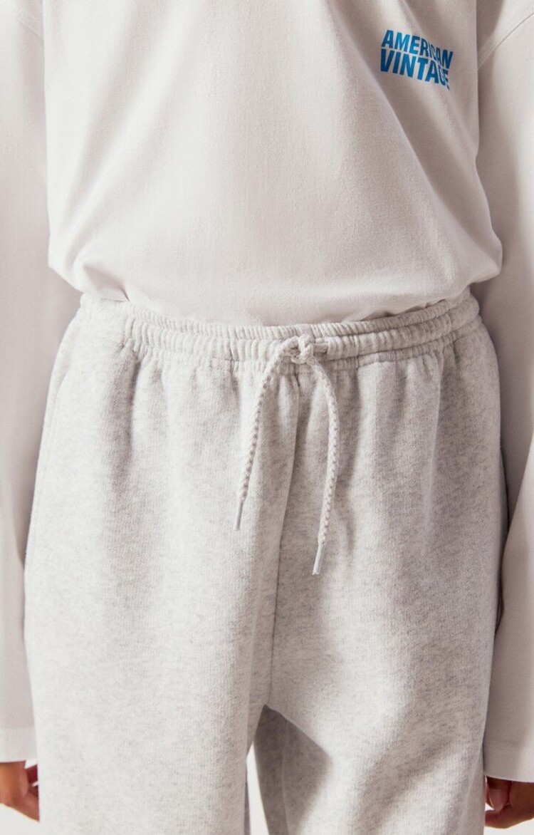 American Vintage BAPTOWN Joggings - Gris Chine