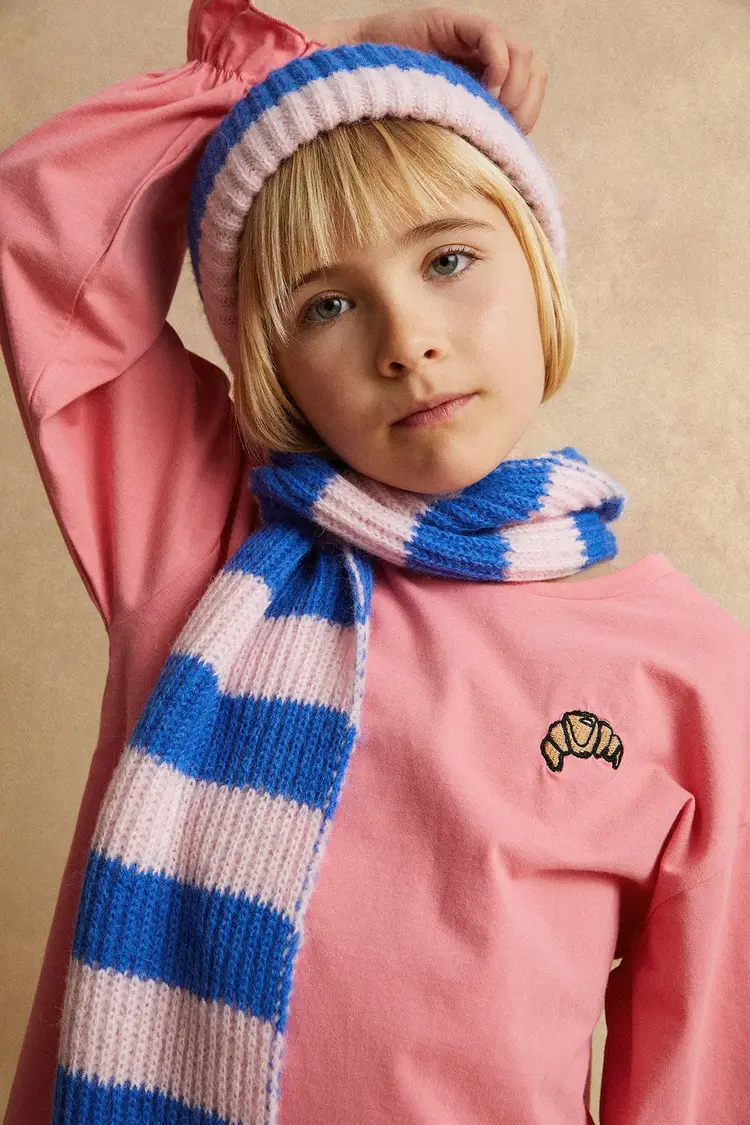 Sproet & Sprout T-shirt - Girls LS Croissant