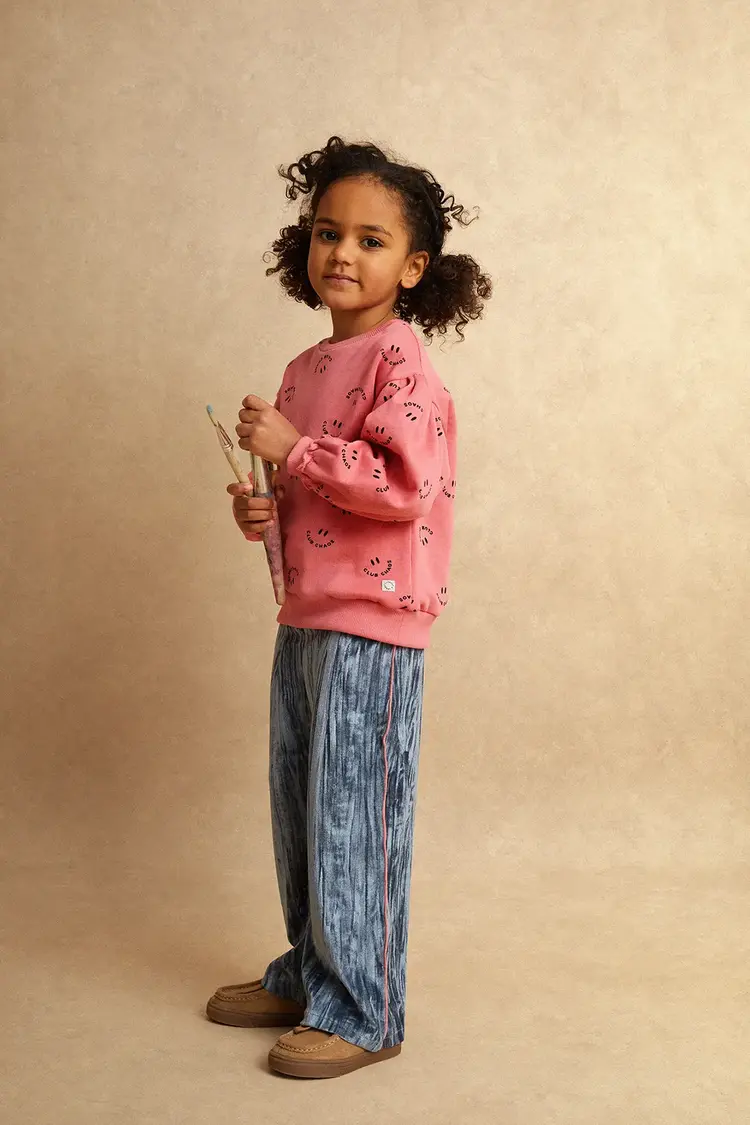 Sproet & Sprout Sweatshirt - Club Chaos Print Pink