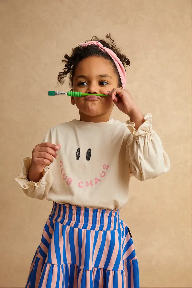 Sproet & Sprout T-shirt - Girls LS Club Chaos