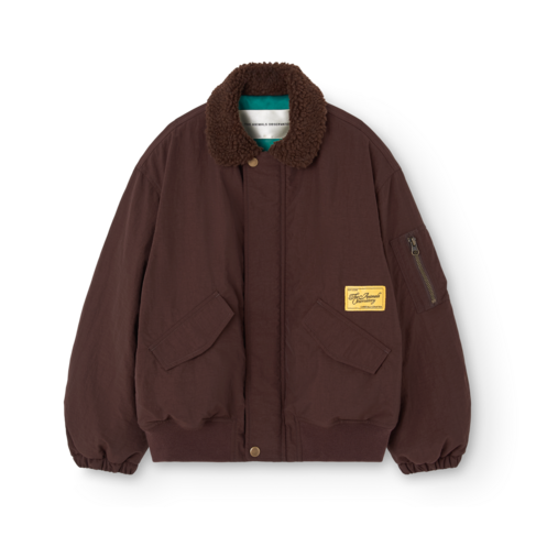 The Animal Observatory Homard Bomber Jacket - Dark Brown