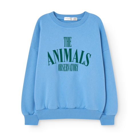 The Animal Observatory Killifish Warm Sweatshirt - Dusty Blue