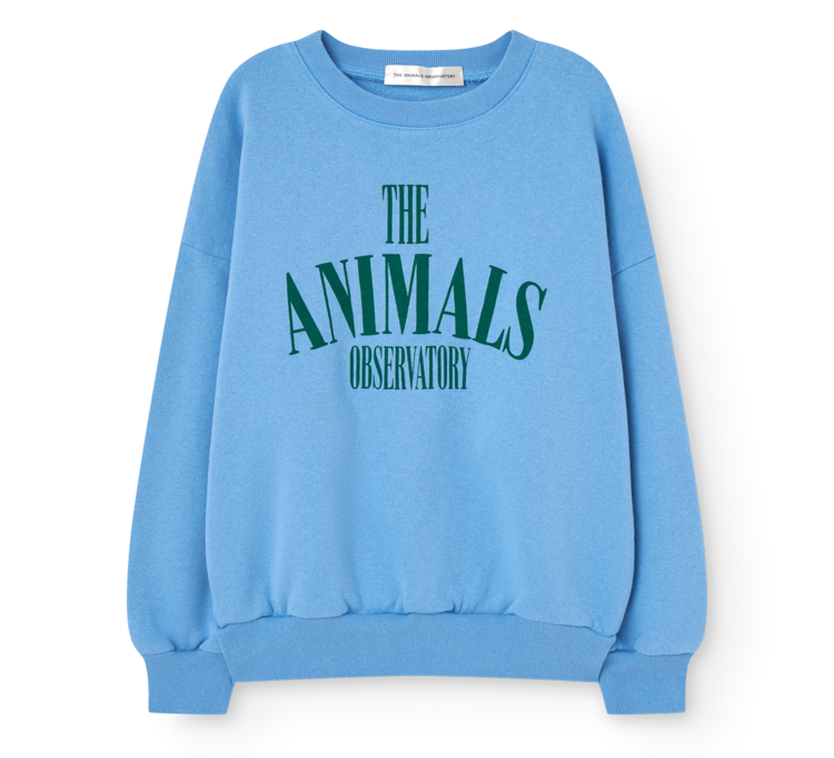 The Animal Observatory Killifish Warm Sweatshirt - Dusty Blue
