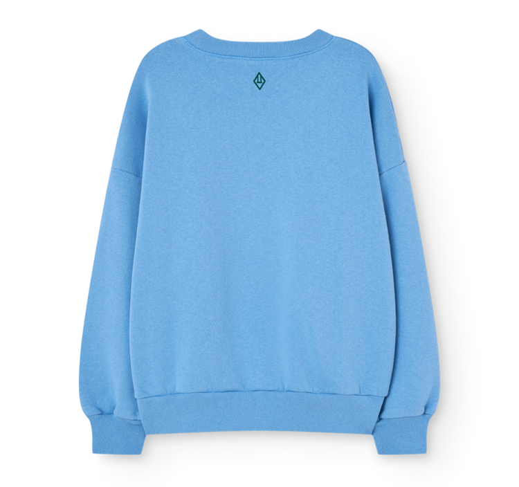 The Animal Observatory Killifish Warm Sweatshirt - Dusty Blue