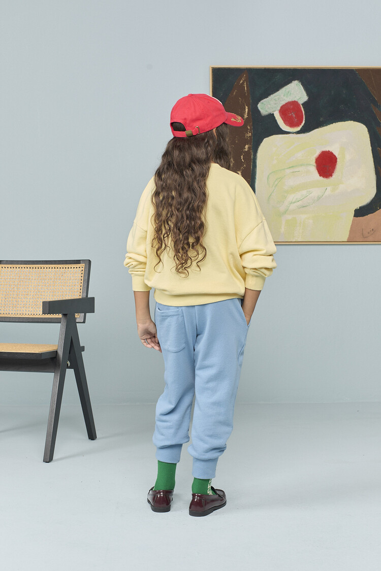 The Animal Observatory Killifish Sweatshirt - Soft Yellow