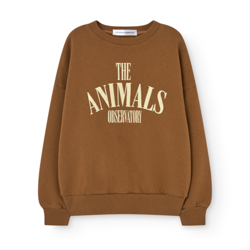 The Animal Observatory Killifish Warm Sweatshirt - Brown