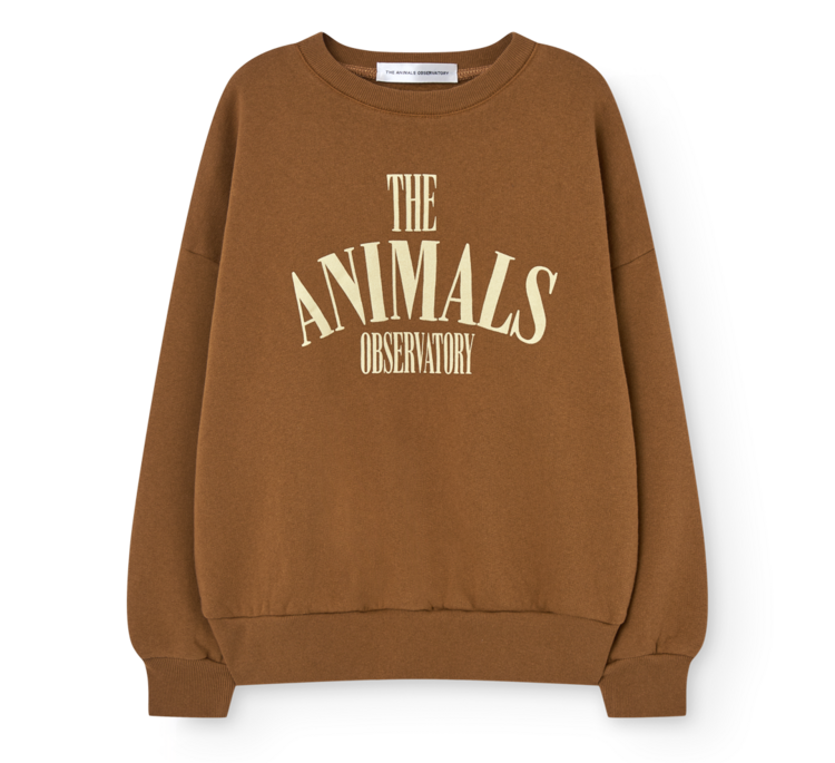 The Animal Observatory Killifish Warm Sweatshirt - Brown