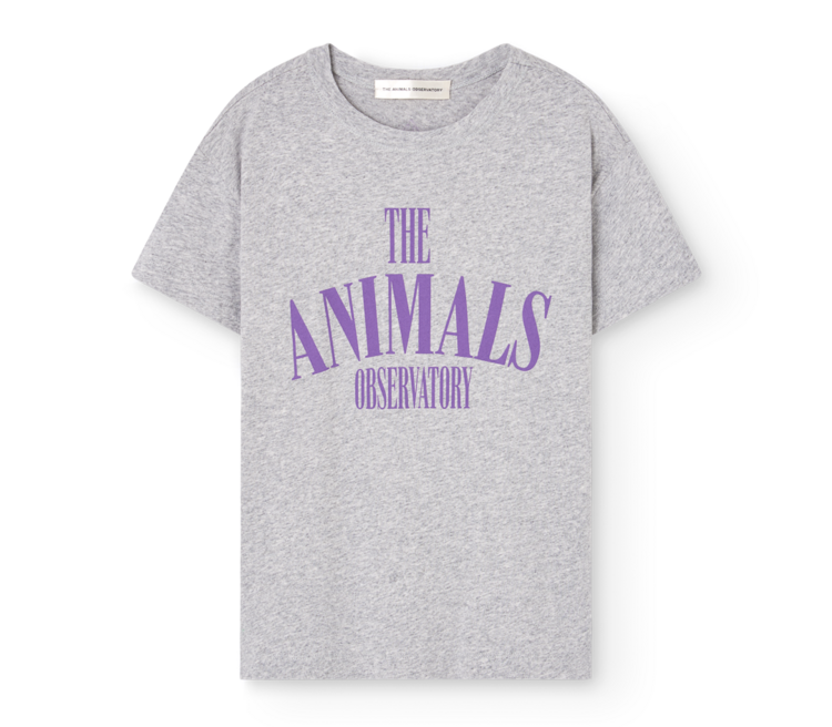 The Animal Observatory Pupfish T-shirt - Medium Gray Heather