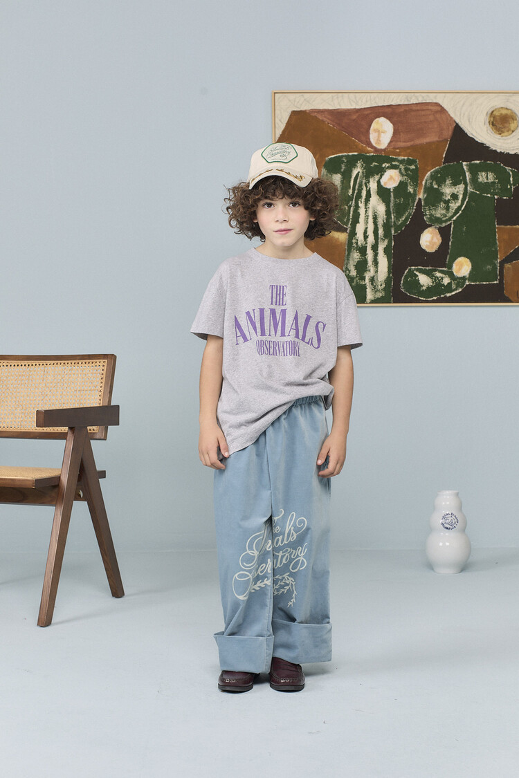 The Animal Observatory Pupfish T-shirt - Medium Grey Heather