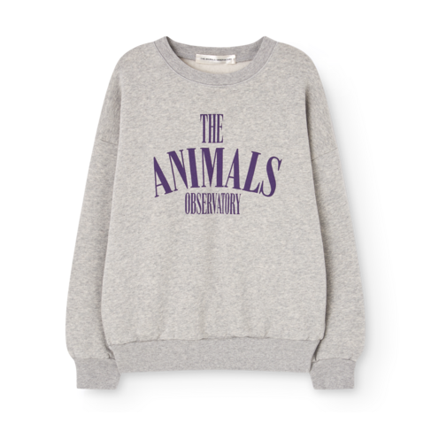 The Animal Observatory Killifish Warm Sweatshirt - Medium Gray Heather