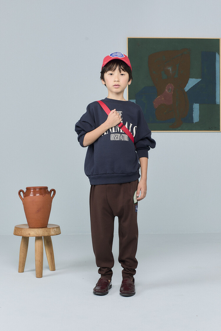 The Animal Observatory Killifish Warm Sweatshirt - Navy