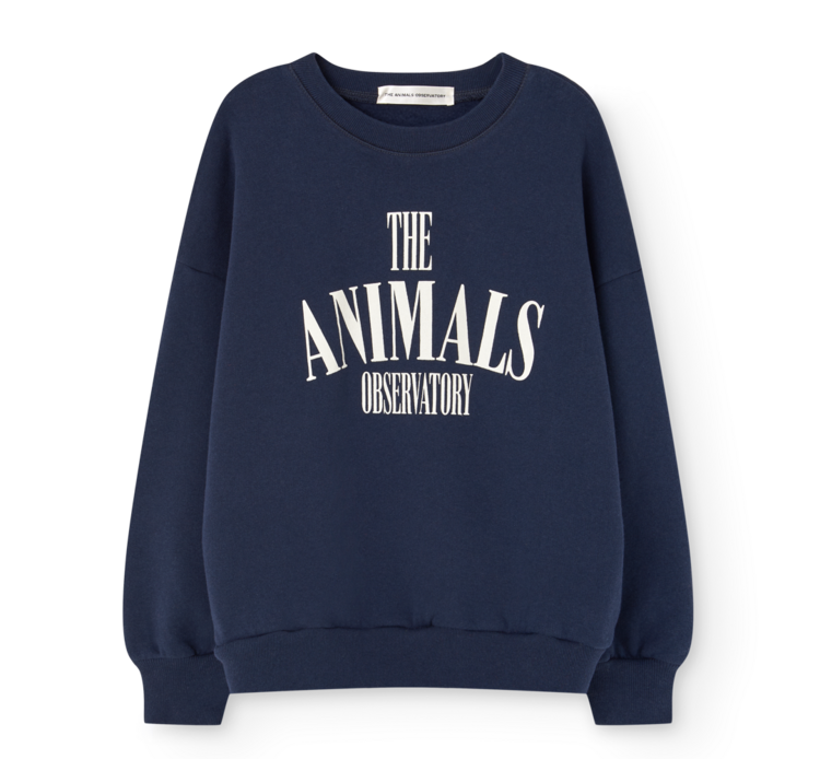 The Animal Observatory Killifish Warm Sweatshirt - Navy