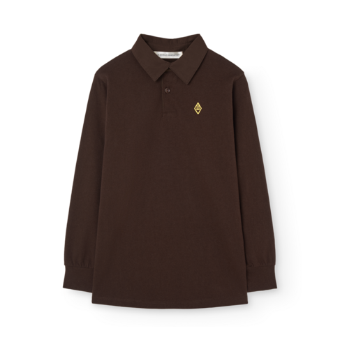 The Animal Observatory Eel Polo Shirt - Dark Brown