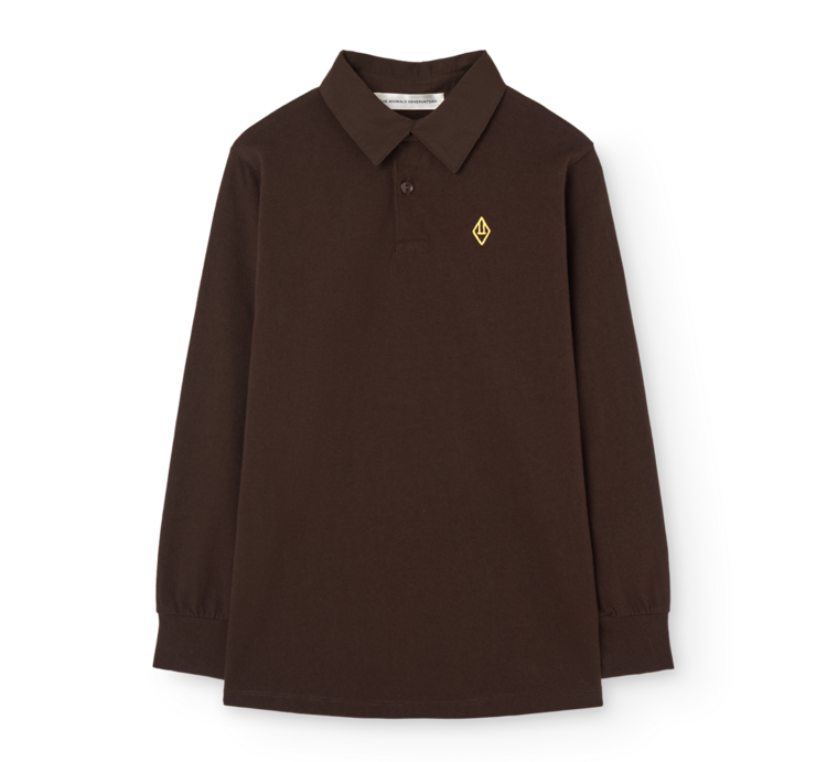 The Animal Observatory Eel Polo Shirt - Dark Brown