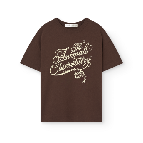 The Animal Observatory Dunker T-shirt - Dark Brown