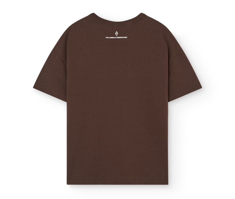 The Animal Observatory Dunker T-shirt - Dark Brown