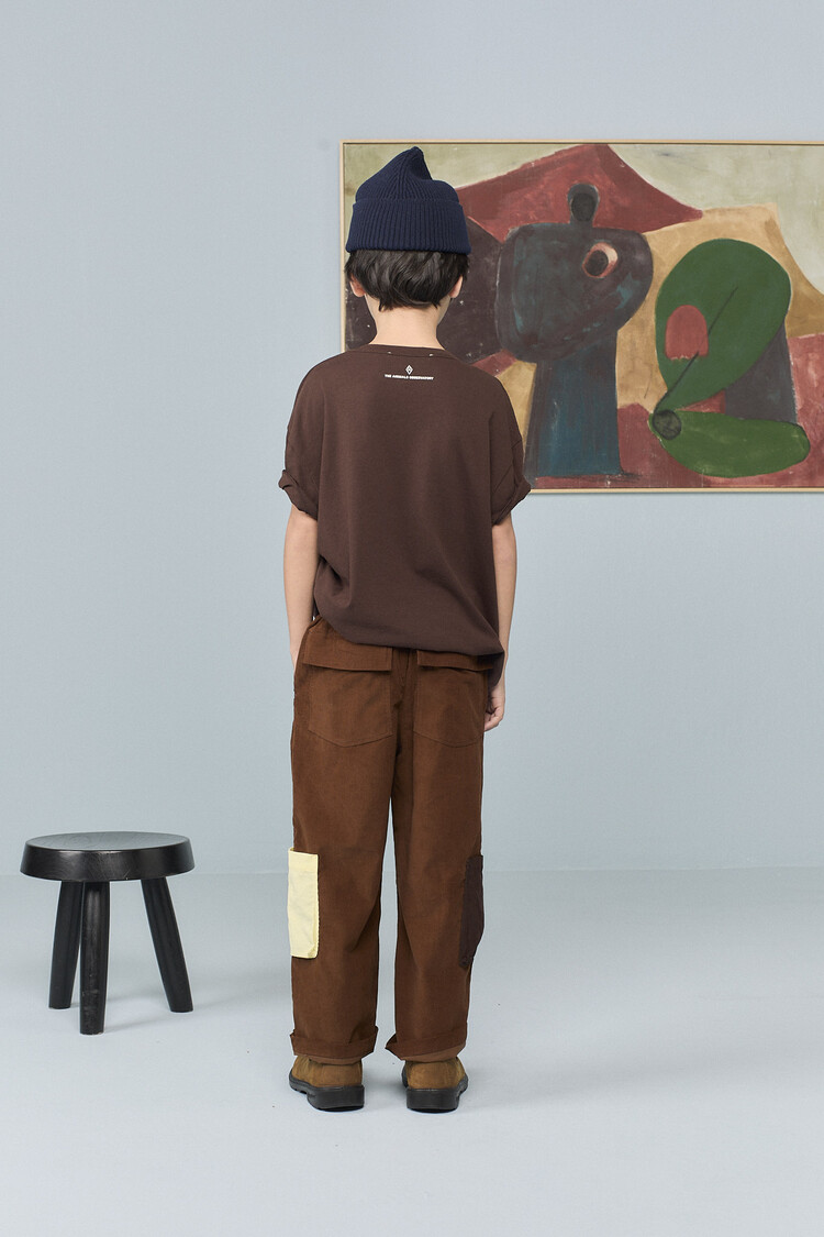 The Animal Observatory Dunker T-shirt - Dark Brown