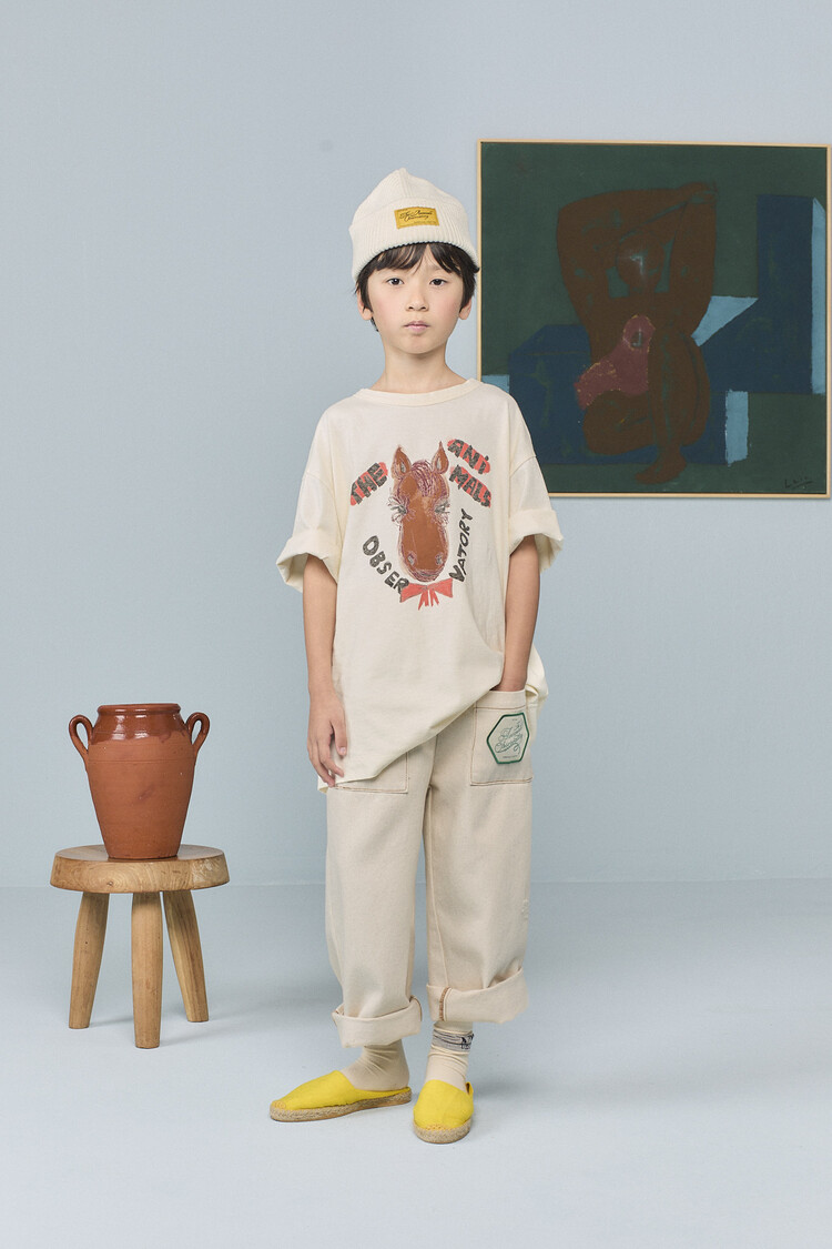 The Animal Observatory Emu Pants - Raw White