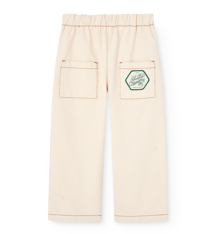 The Animal Observatory Emu Pants - Raw White