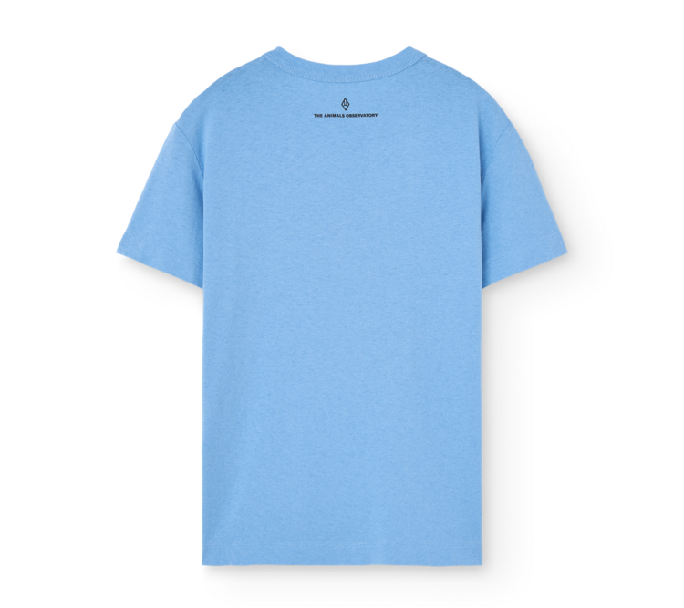The Animal Observatory Rooster T-shirt - Dusty Blue