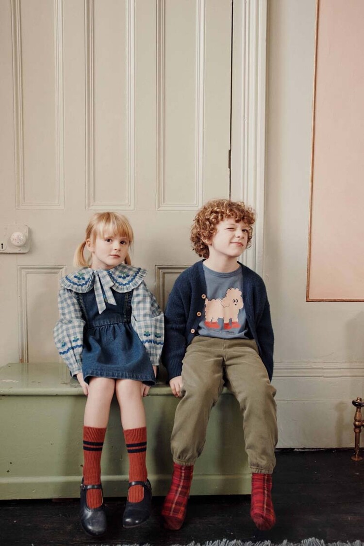 Emile et Ida Tee Shirt Motif Place Poodle - Ocean Poodle