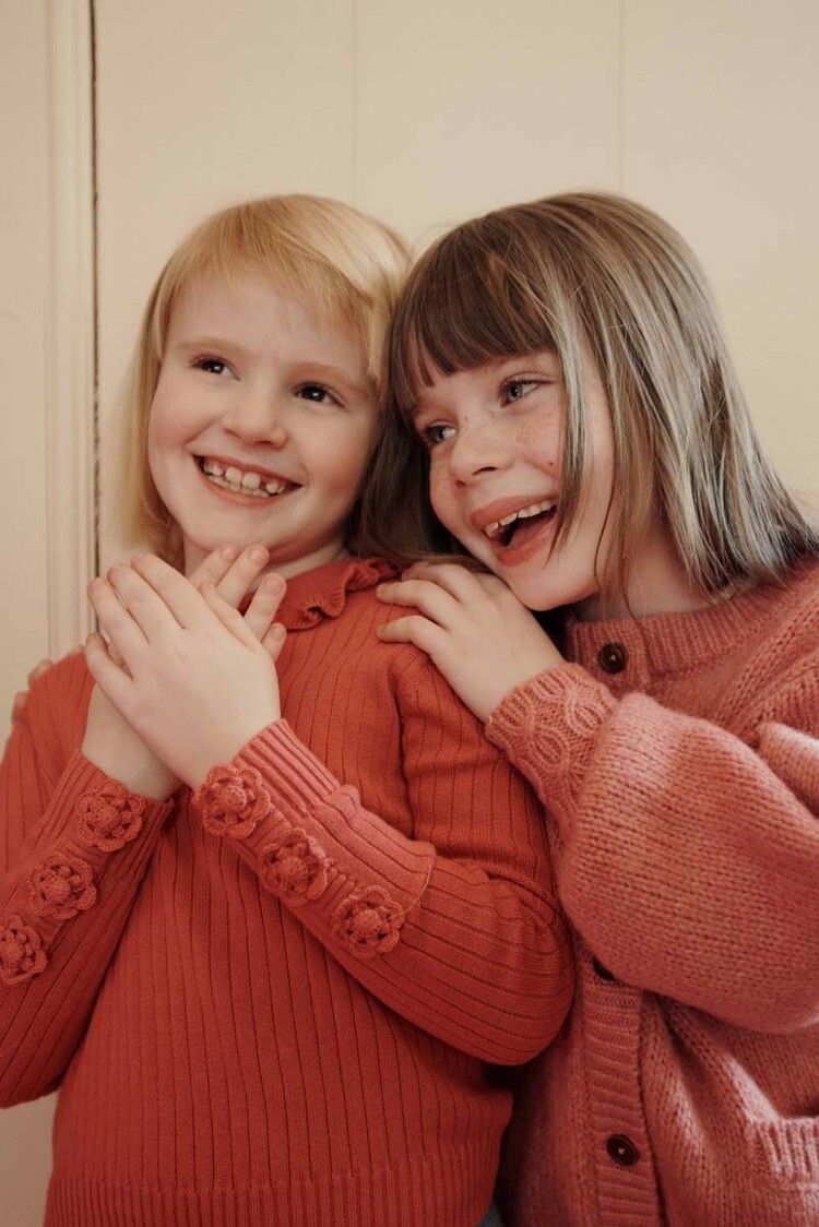 Emile et Ida Cardigan Doudou - Blush