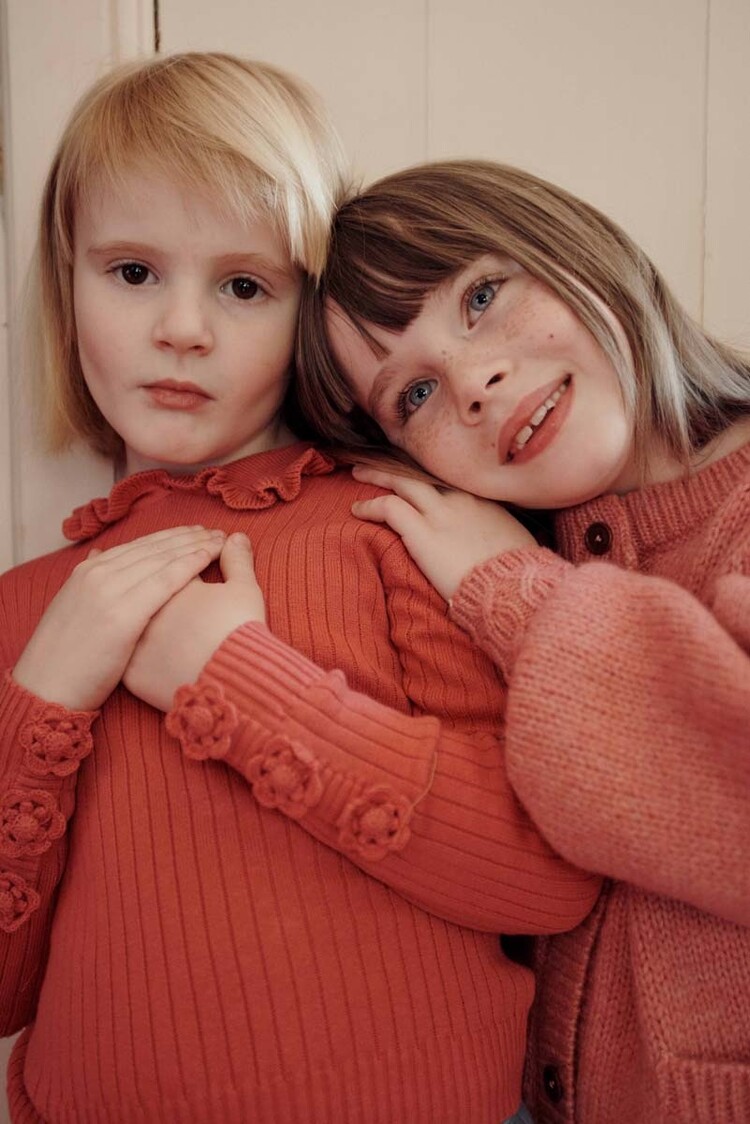 Emile et Ida Cardigan Doudou - Blush