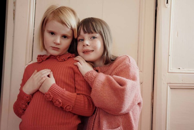 Emile et Ida Cardigan Doudou - Blush