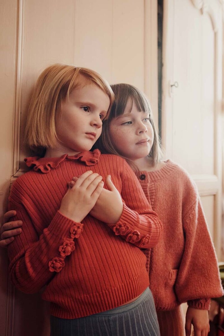 Emile et Ida Cardigan Doudou - Blush