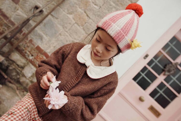 Emile et Ida Cardigan Doudou - Brown