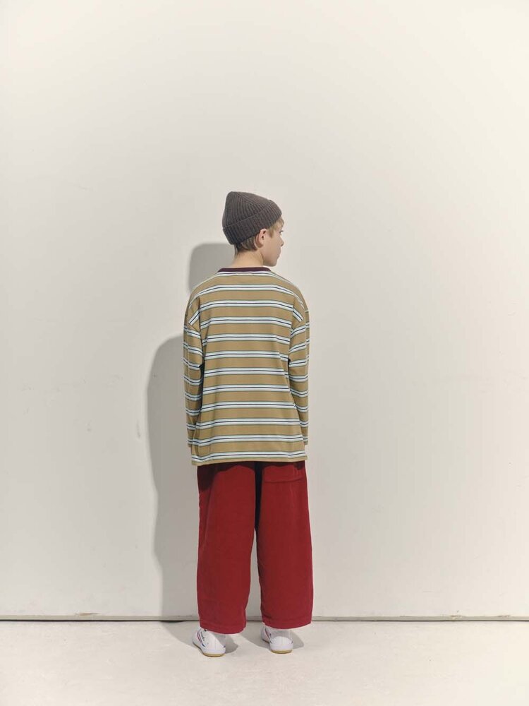 Main Story UK Big Tee - Raincoat Stripe Jersey