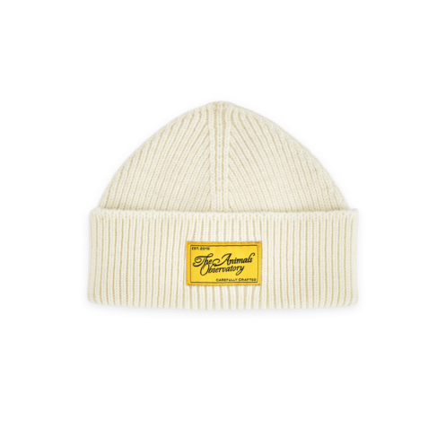 The Animal Observatory Pony Kid Beanie - Raw White