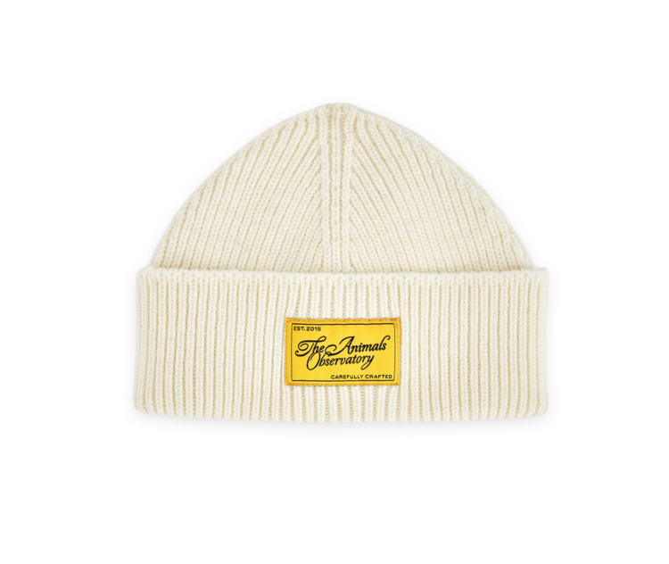 The Animal Observatory Pony Kid Beanie - Raw White