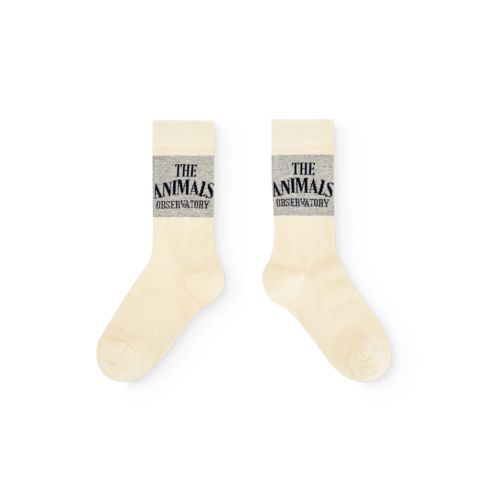The Animal Observatory Snail Kid Socks - Raw White