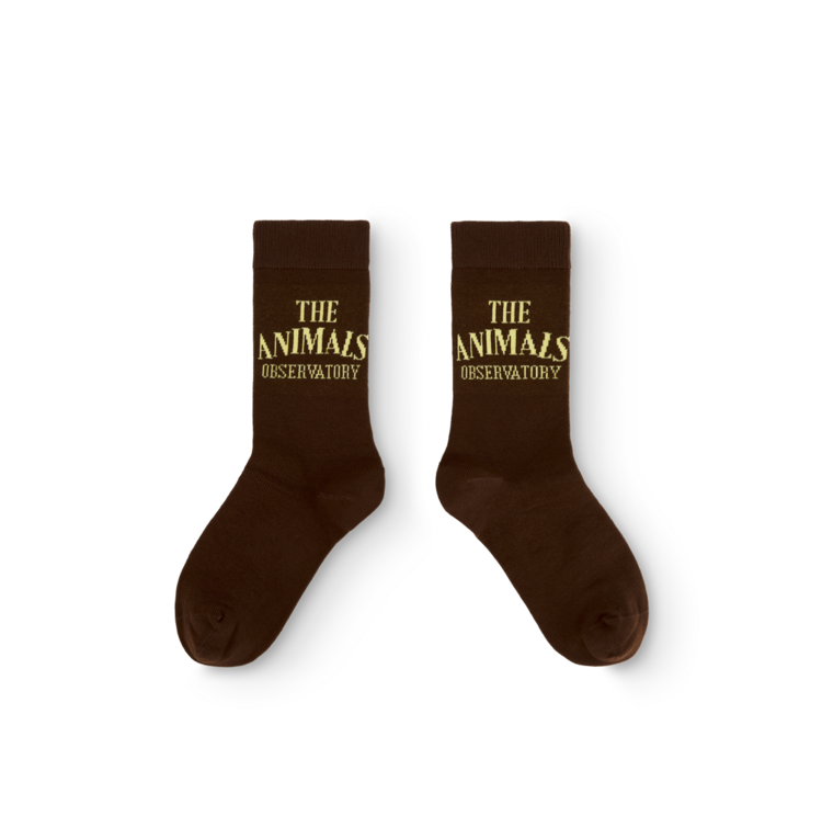 The Animal Observatory Snail Kid Socks - Brown