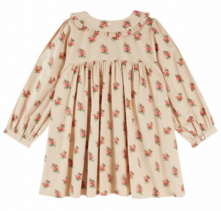 Emile et Ida Robe Ample Col Volant - Fleur des Bois
