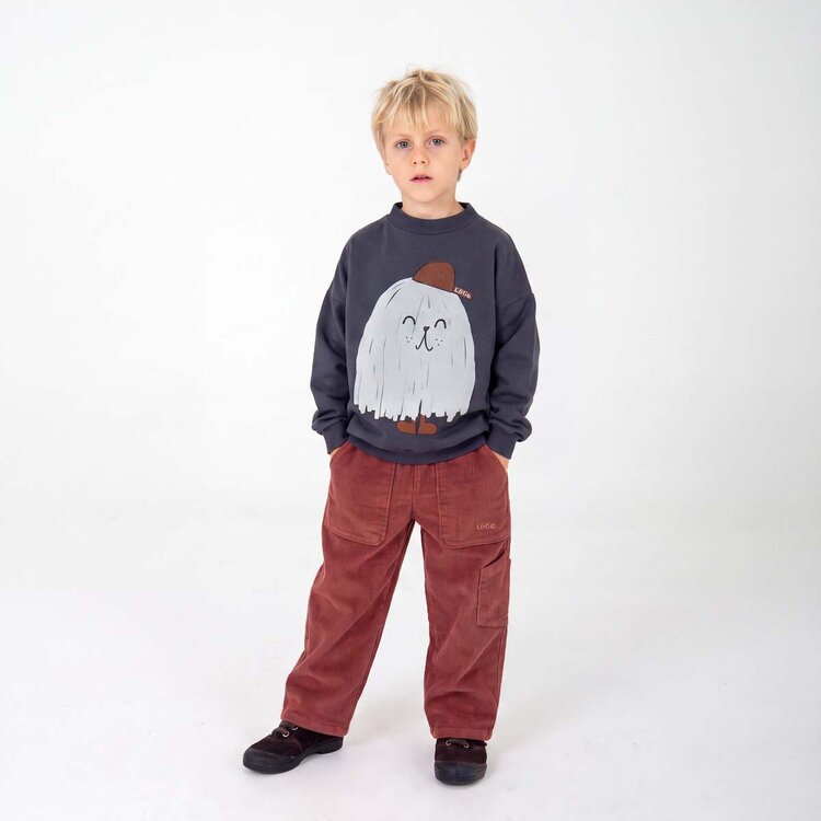 Lotiekids Sweatshirt Brushed Sweat Good Monster - Anthracite